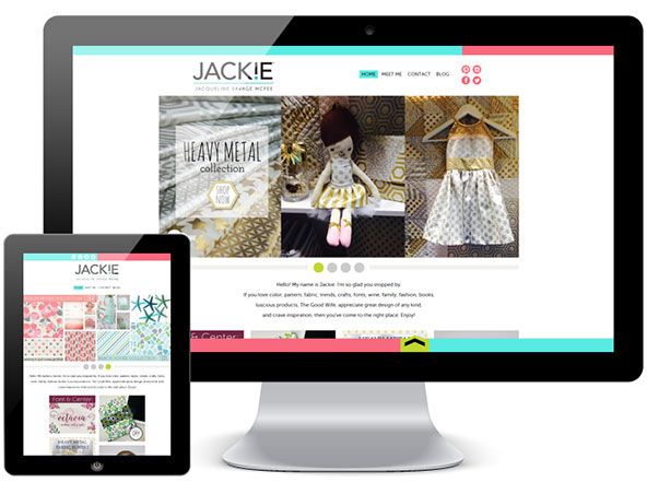 Jackie McFee Website by Animink