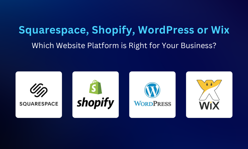 Squarespace, Shopify, WordPress or Wix