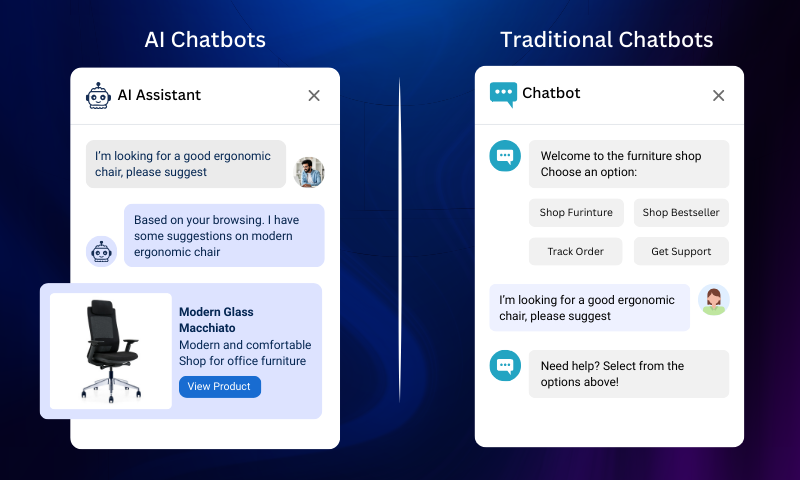 AI vs Traditional Chatbots: What’s the Difference & Why It Matters for Your Business